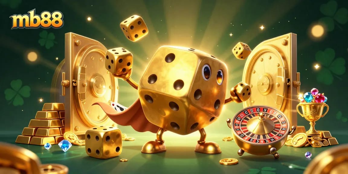 Trải nghiệm chơi casino tại mb88 với bộ sưu tập trò chơi phong phú, vàng và sắc màu tỏa sáng.