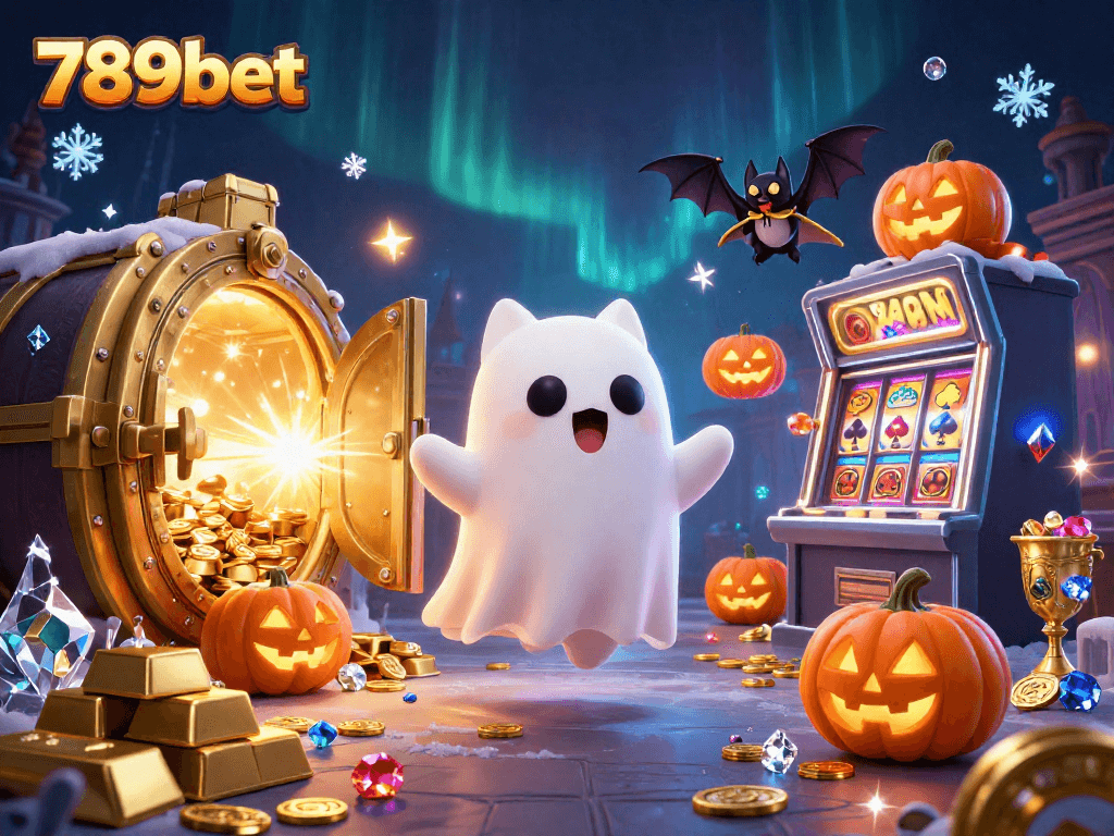 Engage in exciting gameplay at 789bet, featuring colorful casino elements and spirited characters.