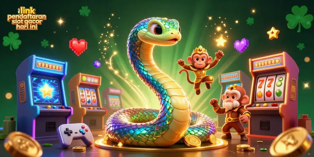 Experience exhilarating action with link pendaftaran slot gacor hari ini amidst vibrant 3D gaming elements.