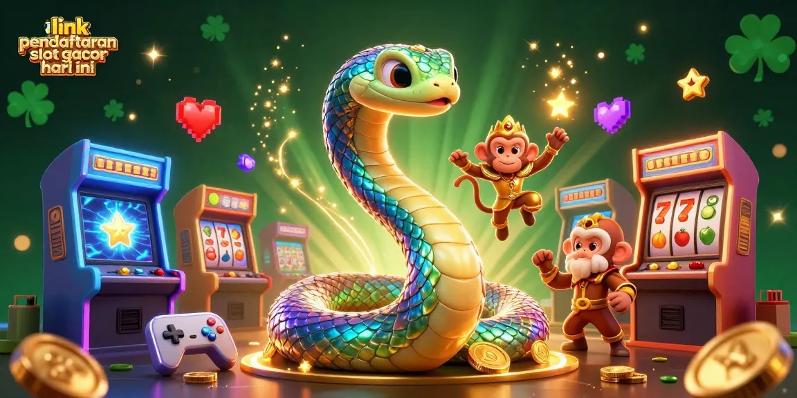 Experience exhilarating action with link pendaftaran slot gacor hari ini amidst vibrant 3D gaming elements.