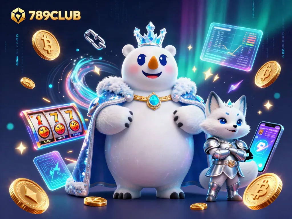Engage with 789CLUB and spin to win in an ultra-detailed casino adventure with vibrant 3D characters and elements.
