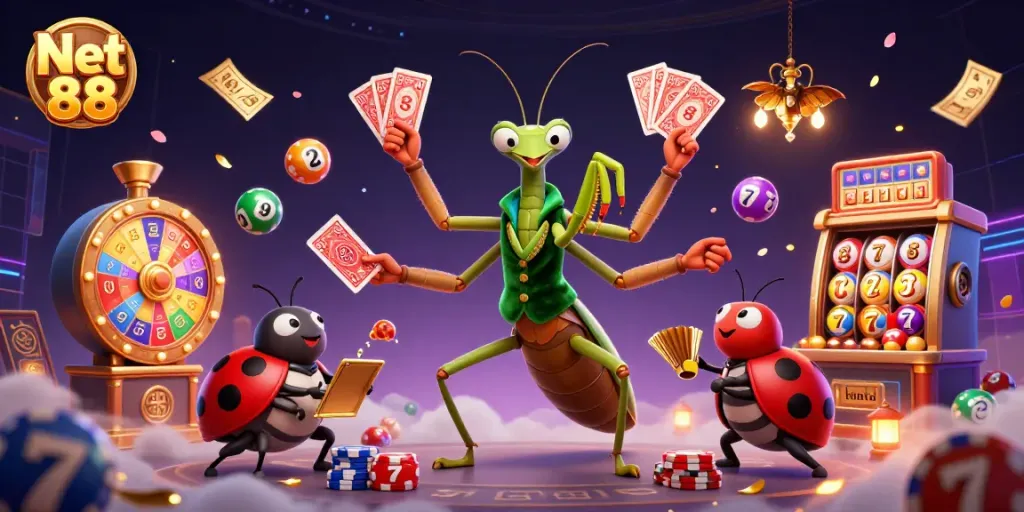 Experience thrilling gameplay with Net 88 featuring vibrant gambling action and dynamic casino visuals.