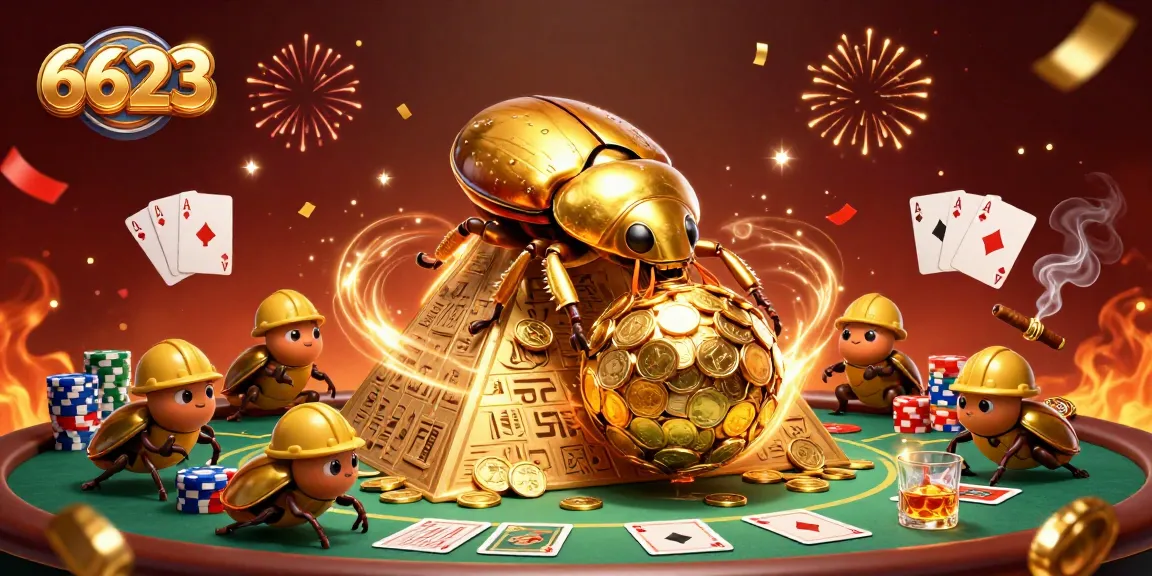 Experience thrilling casino action at 6623 with fun characters and vibrant game elements.