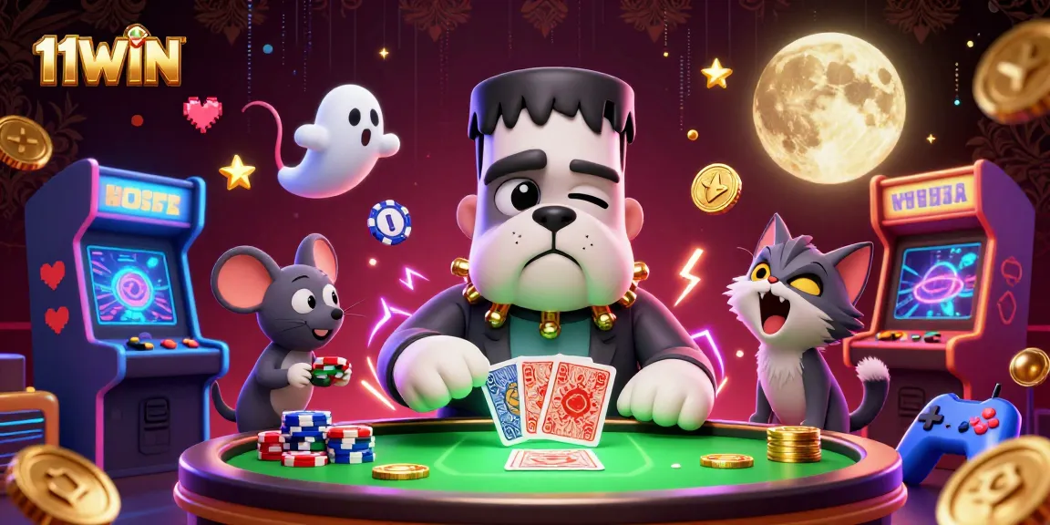 11WIN players enjoying an engaging casino scene with vibrant 3D characters and gaming elements.