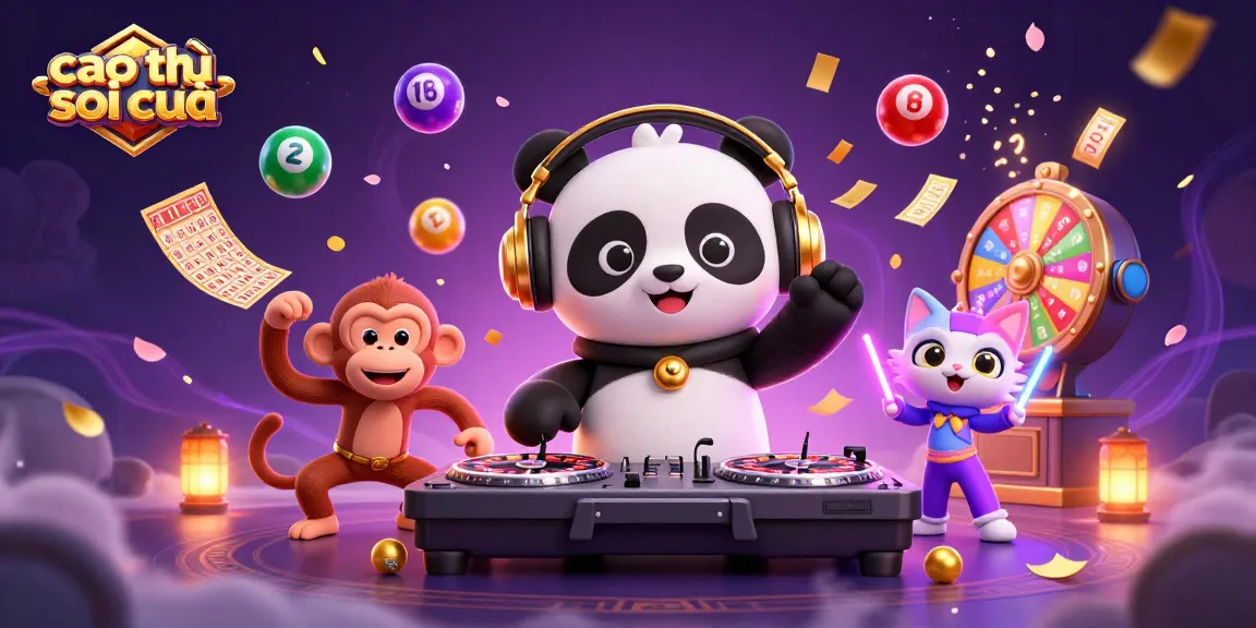 Experience the excitement of cao thủ soi cầu with lively characters and vibrant casino elements.