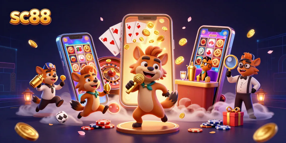 Engage in thrilling slot adventures with sc88 at a vibrant comedy casino club